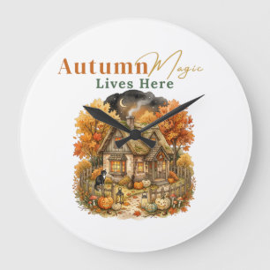 Grande Horloge Ronde La magie de l'automne vit ici