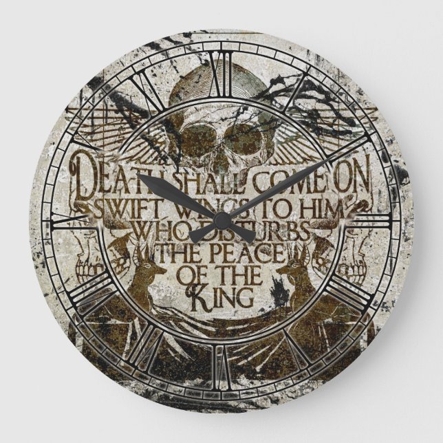 Grande Horloge Ronde La malédiction du pharaon (Recto)