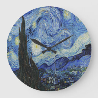 Grande Horloge Ronde La nuit étoilée par Vincent Van Gogh