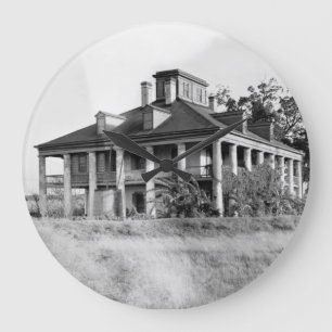 Grande Horloge Ronde La Plantation de Seven Oaks, Westwego LA Clock