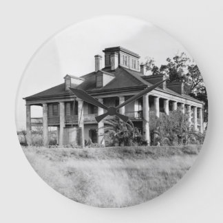 Grande Horloge Ronde La Plantation de Seven Oaks, Westwego LA Clock