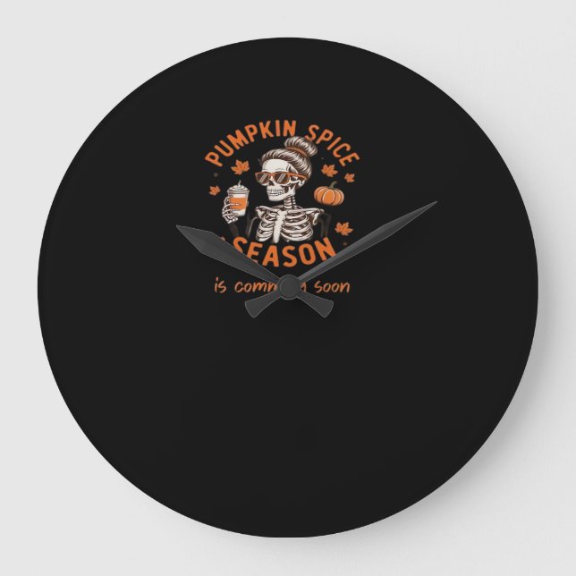 Grande Horloge Ronde La saison des épices citrouilles commence bientôt  (Recto)