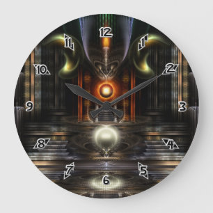 Grande Horloge Ronde La Salle du Trône L'art fractal