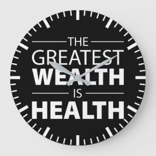 Grande Horloge Ronde La Santé Est Richesse, L'Entraînement Gymnase Insp