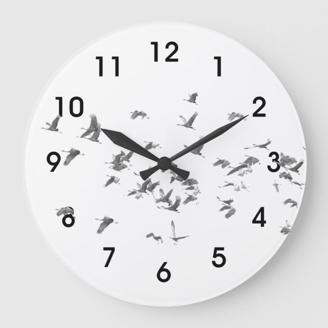 Grande Horloge Ronde La simplicité des Sandhills (Recto)