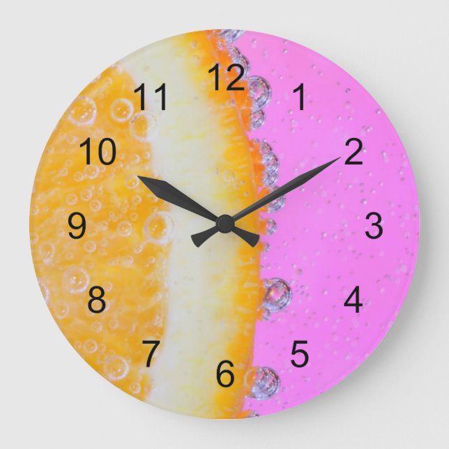 Grande Horloge Ronde La vie est douce et aigre (Recto)