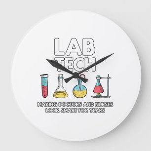 Grande Horloge Ronde Laboratoire technique