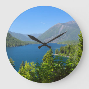 Grande Horloge Ronde Lac Cushman à Summer Clock