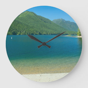 Grande Horloge Ronde Lac Cushman à Summer Clock