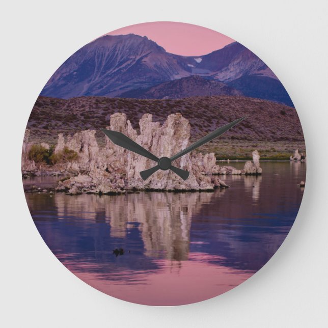 Grande Horloge Ronde Lac Mono spectaculaire dans l'ombre (Recto)