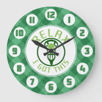 Lacrosse ReLAX I Got This Round Clock