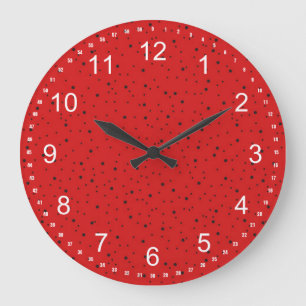 Grande Horloge Ronde Ladybug