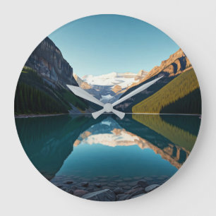 Grande Horloge Ronde Lake Louise à Parc national Banff Canada