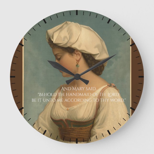 Grande Horloge Ronde L'Annonciation (Recto)