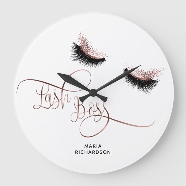 Grande Horloge Ronde Lashes rose Gold (Recto)
