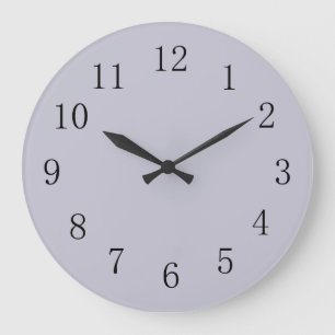 Grande Horloge Ronde Lavender Grey