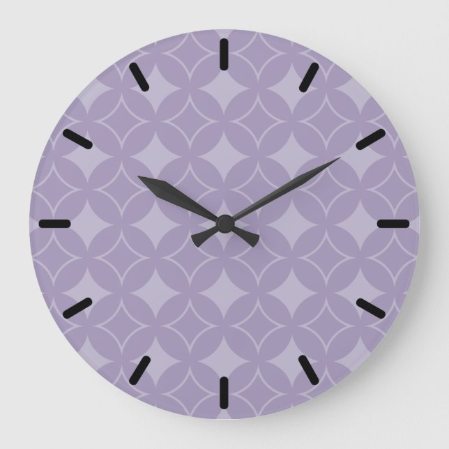 Grande Horloge Ronde Lavender shippo motif (Recto)