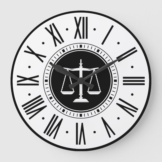 Grande Horloge Ronde LAW | Scales of Justice (Recto)