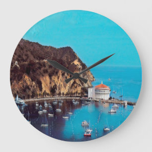 Grande Horloge Ronde ldp PÈRE NOËL CATALINA ISLAND - port -