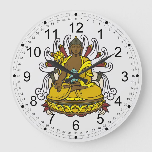 Grande Horloge Ronde Le Bouddha de la médecine (Recto)