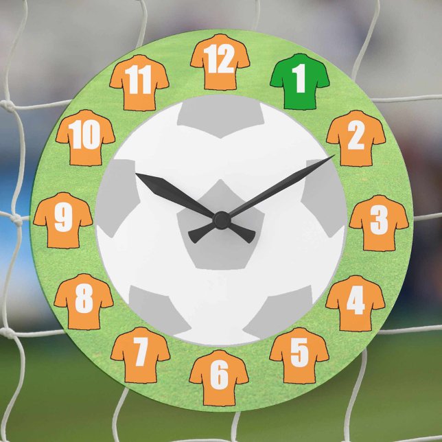 Grande Horloge Ronde Le Clock de football (Créateur téléchargé)