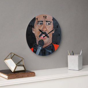 Grande Horloge Ronde Le Comedian Painting par Alfred Fox