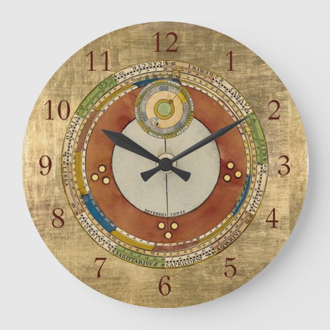 Grande Horloge Ronde Le cours de l'horloge de mercure (Recto)