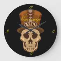 Le crâne de Steampunk en haut du chapeau Thunder_C