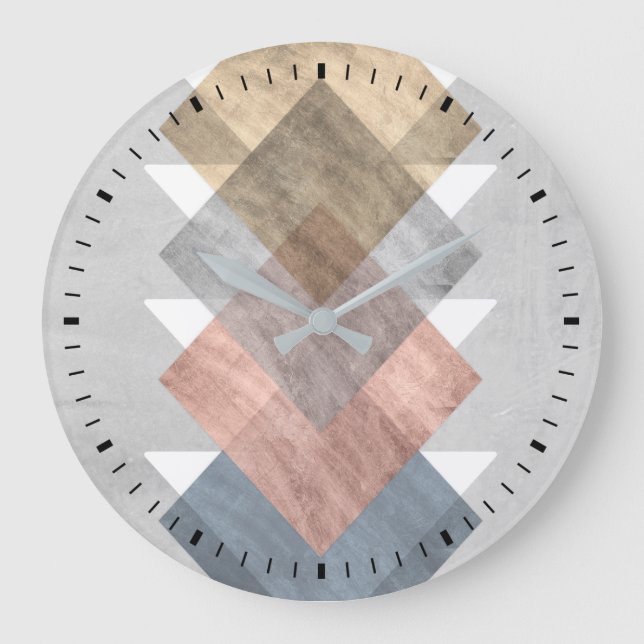 Grande Horloge Ronde Le diamant alignent I (Recto)
