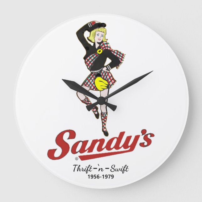 Grande Horloge Ronde Le Drive-In de Sandy (Recto)