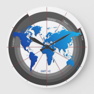 Grande Horloge Ronde Le forex lance le GMT sur le marché d'horloge de