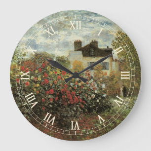 Grande Horloge Ronde Le Jardin de Monet à Argenteuil de Claude Monet