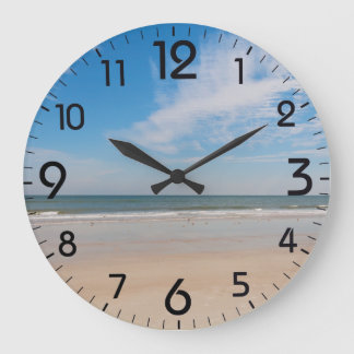 Grande Horloge Ronde Le littoral à Jacksonville Beach, Floride