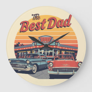 Grande Horloge Ronde Le Meilleur Diner Papa
