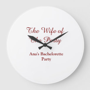 Grande Horloge Ronde Le nom de la fête de bachelorette de l'épouse date