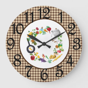 Grande Horloge Ronde Le pays cuisinier
