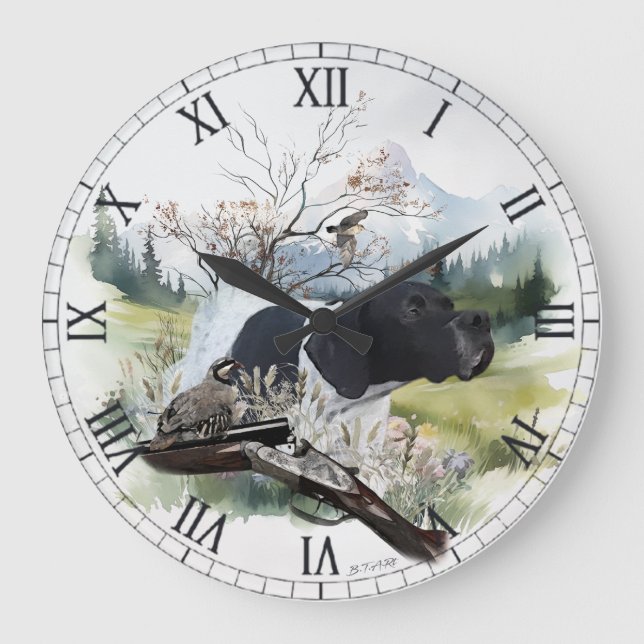 Grande Horloge Ronde Le pointeur anglais (Recto)