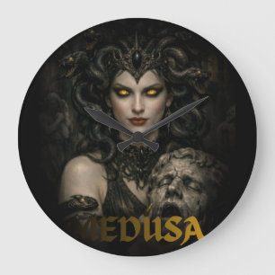 Grande Horloge Ronde Le Regard du Silence Éternel