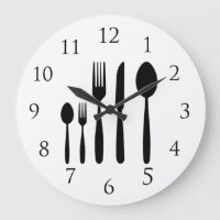 Le restaurant Wall Clock with Numbers