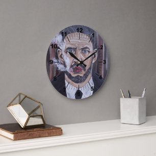 Grande Horloge Ronde Le tableau de Mobster par Alfred Fox