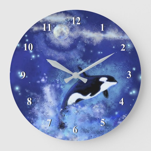 Grande Horloge Ronde Le Tueur Whale on Full Moon (Recto)