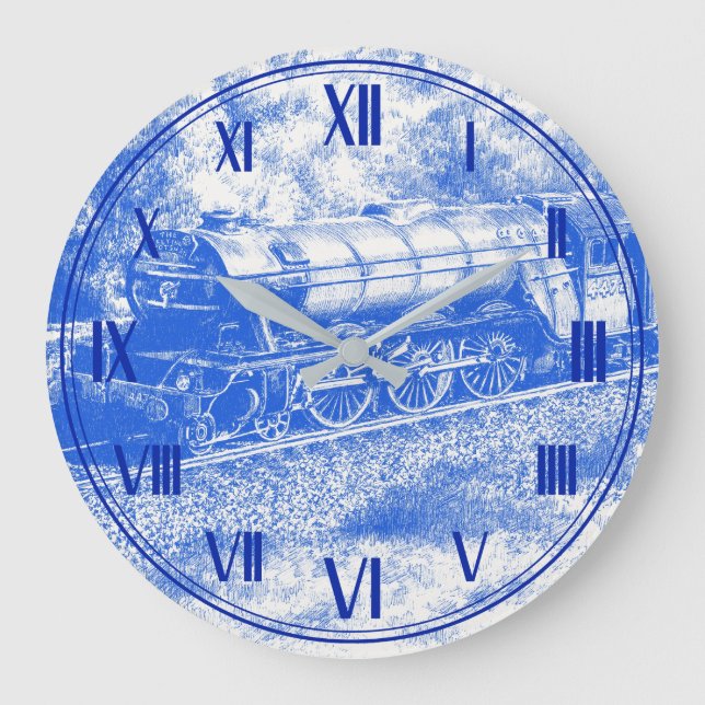 Grande Horloge Ronde L'écossais volant - (Recto)