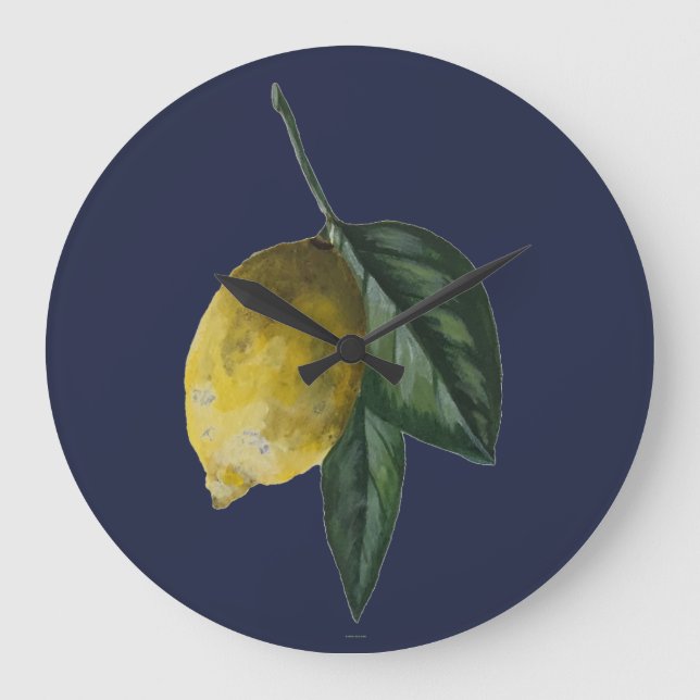 Grande Horloge Ronde Lemon Clock (Recto)