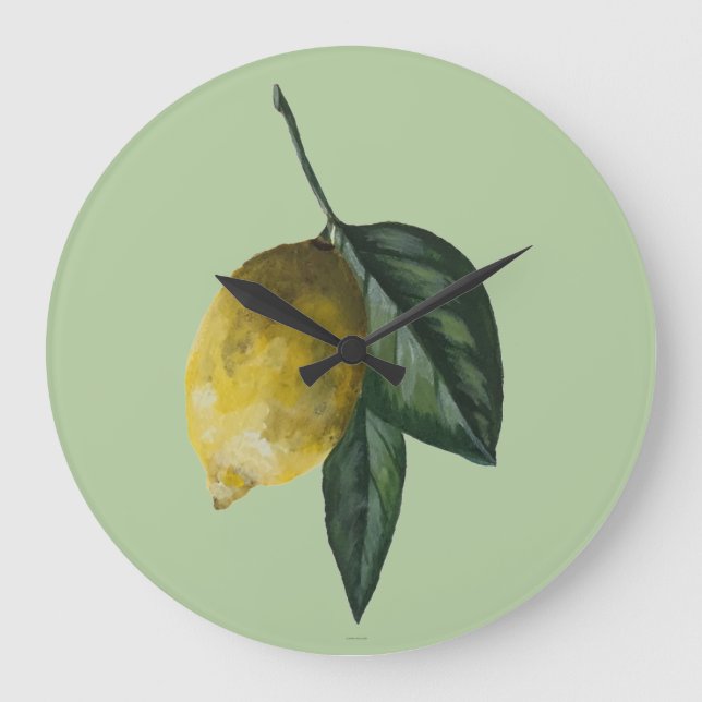 Grande Horloge Ronde Lemon Clock (Recto)
