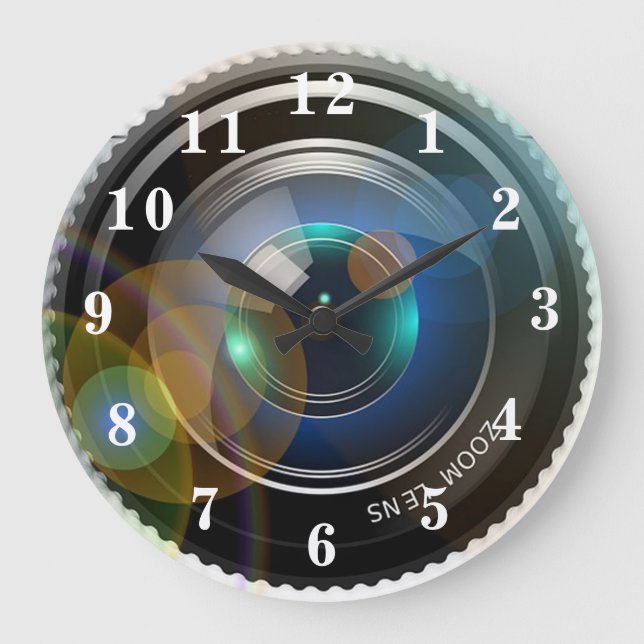 Grande Horloge Ronde Lentières de caméra (Recto)