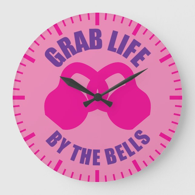 Grande Horloge Ronde L'entraînement - La vie par les cloches - Kettlebe (Recto)