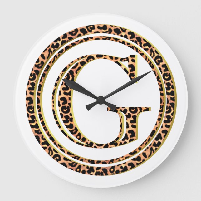 Grande Horloge Ronde léopard G (Recto)