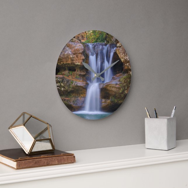 Grande Horloge Ronde Les cascades | Cedar Falls, Ohio (Bureau)