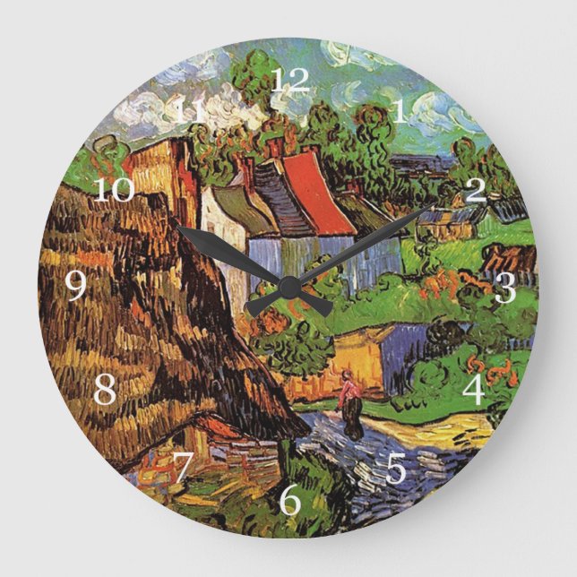 Grande Horloge Ronde Les célèbres peintures de Van Gogh (Recto)