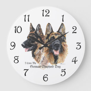 Grande Horloge Ronde Les Dogs de German